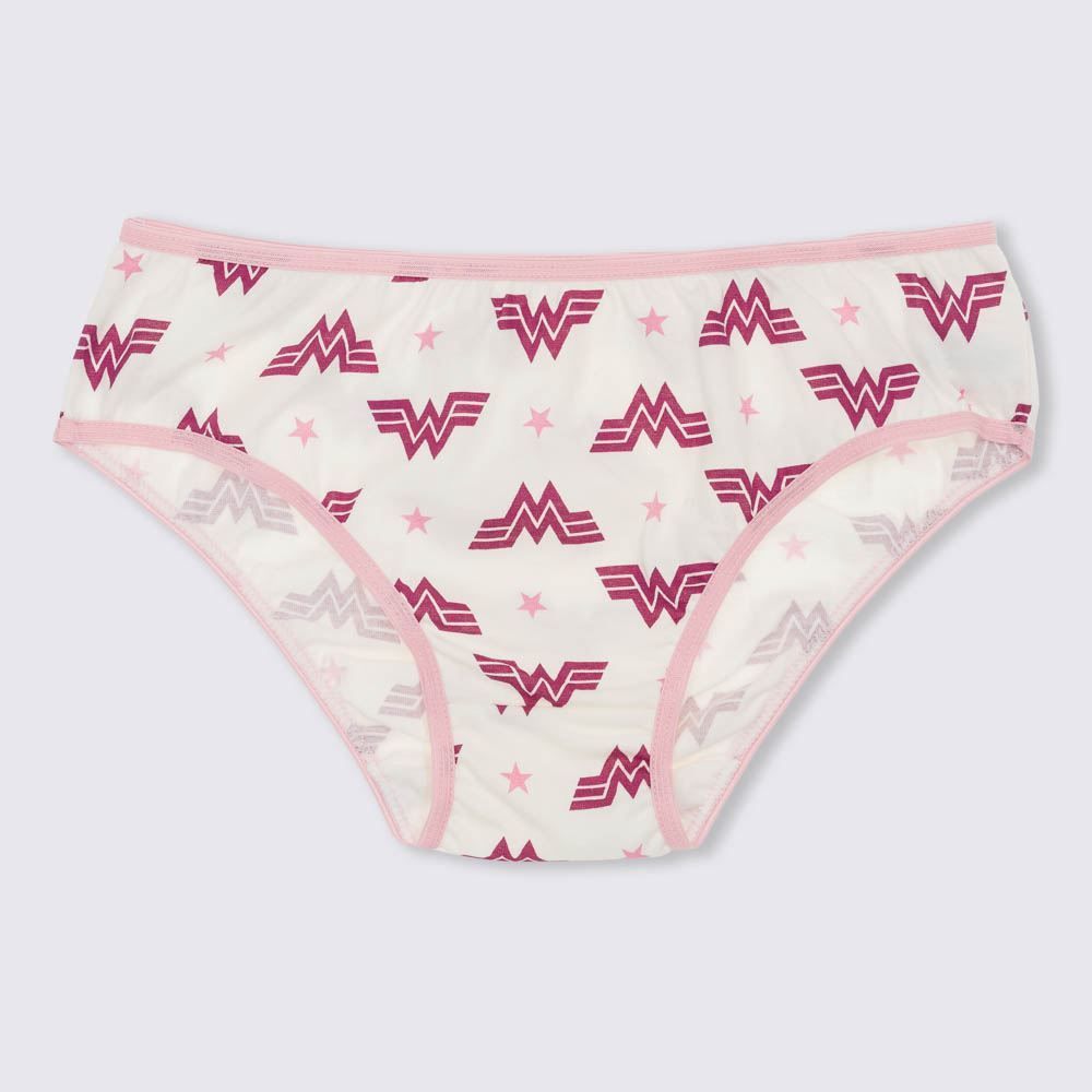 Conjunto Top + Calcinha 8 a 12 Anos Mulher Maravilha 03 Dc Comics