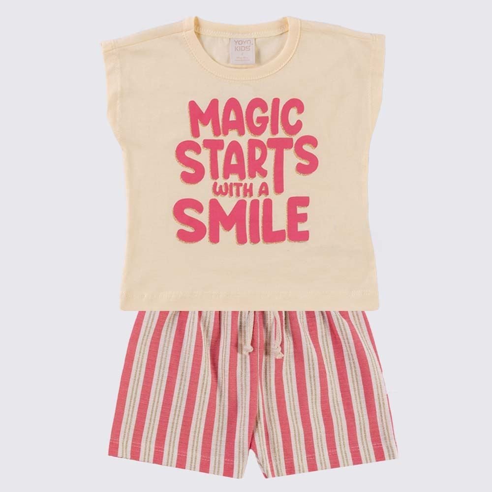 Conjunto Infantil Menina 1 a 3 Anos Yoyo Kids