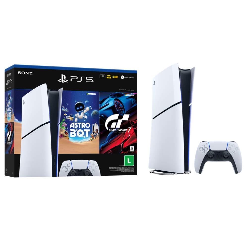 Console Playstation 5 Sony Slim Dundle Digital - Bivolt