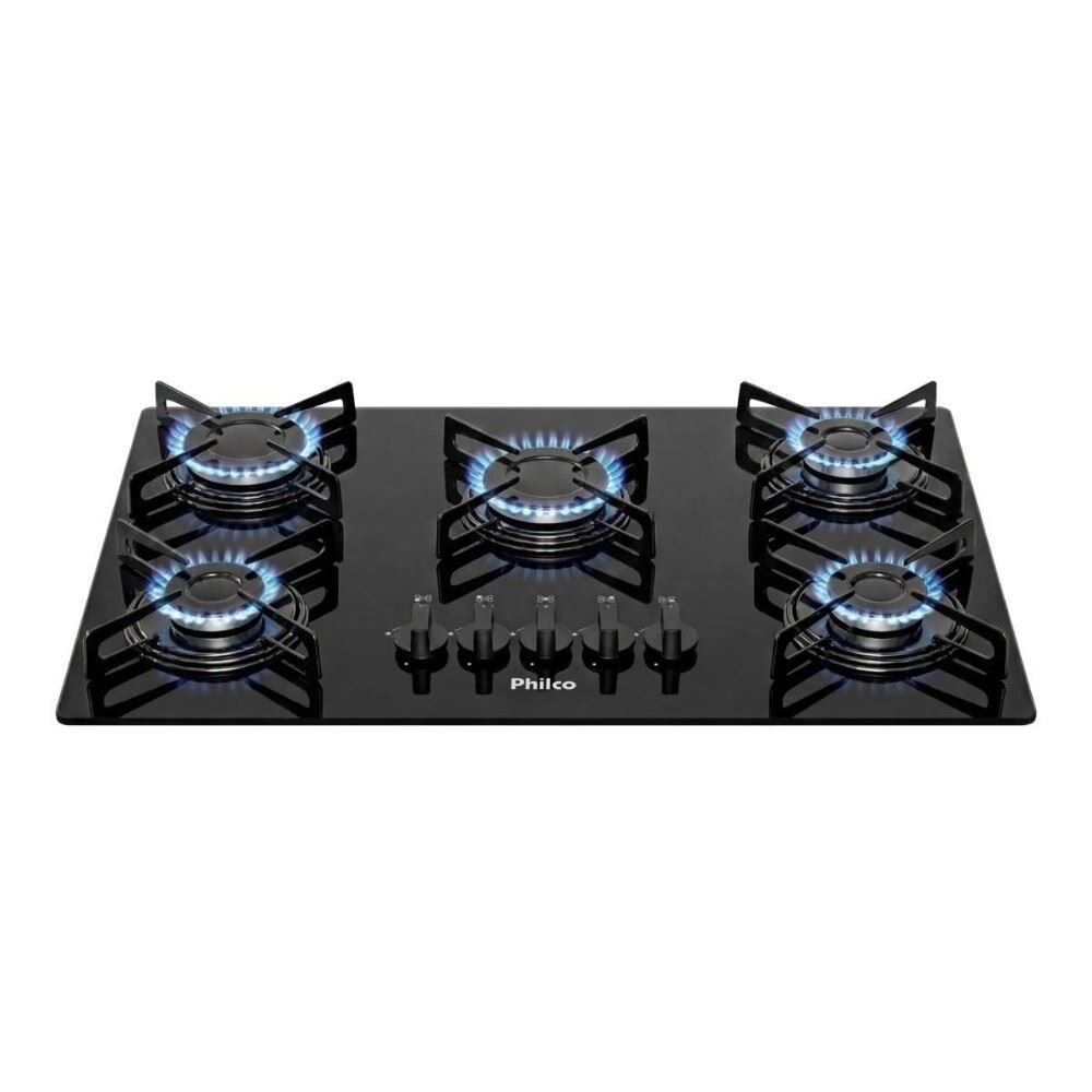 Cooktop 5 Bocas a Gás Philco Bivolt Pct05a