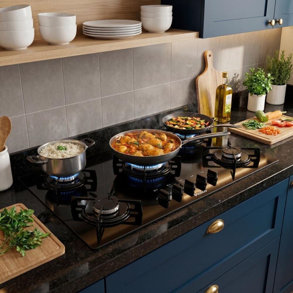 Cooktop 5 Bocas a Gás Philco Bivolt Pct05a