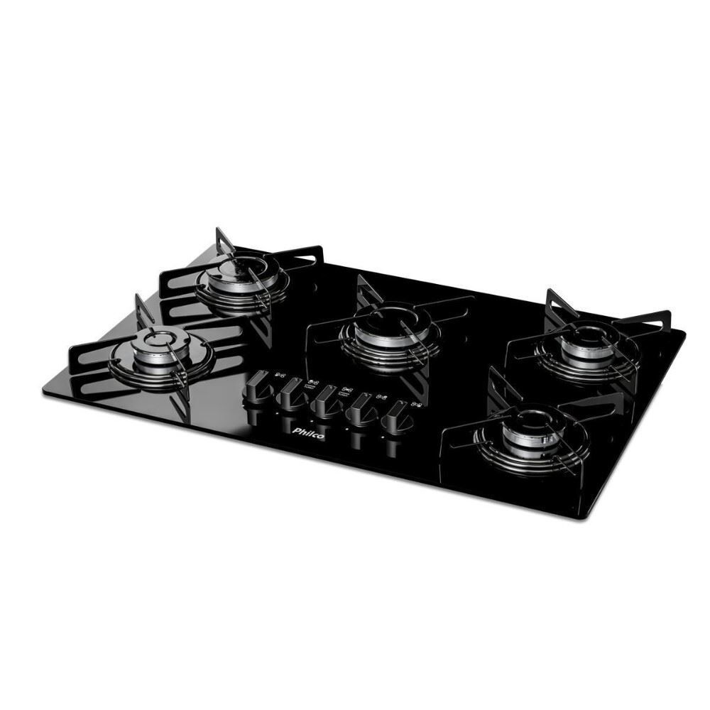 Cooktop 5 Bocas a Gás Philco Bivolt Pct05a