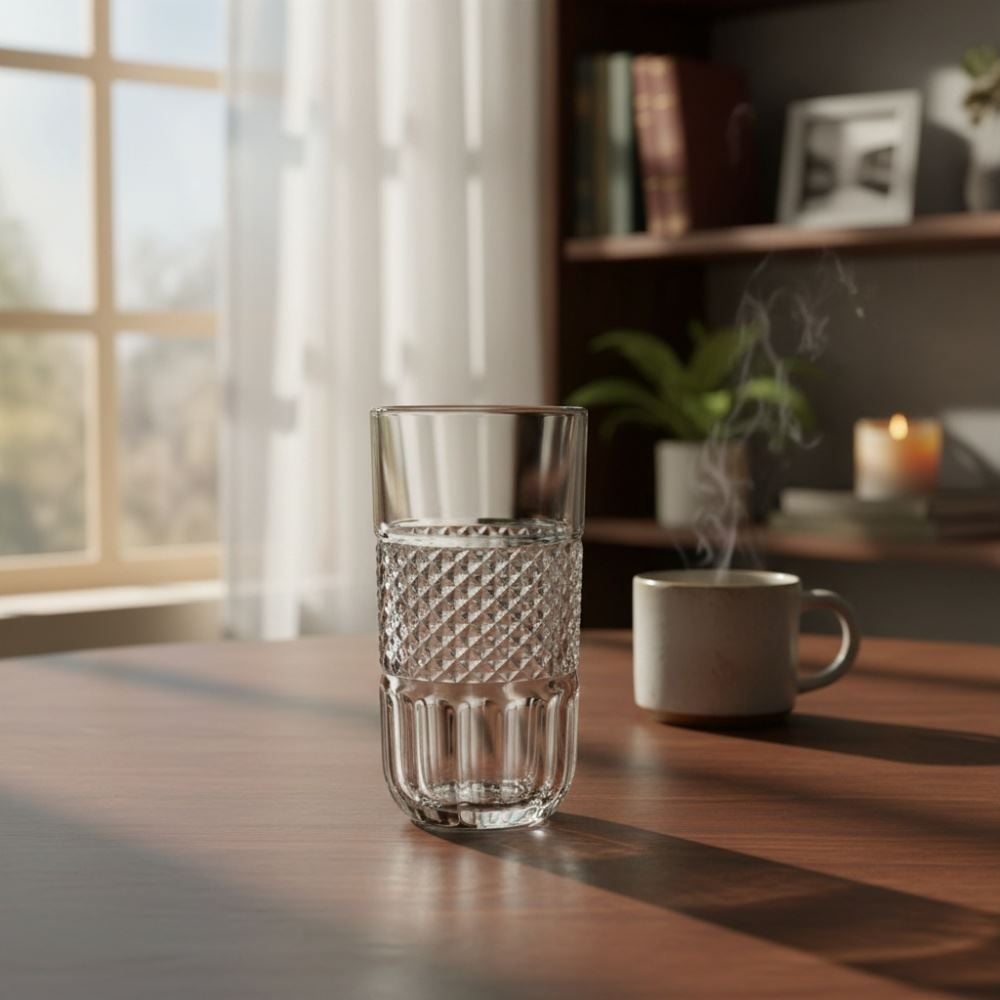 Copo Alto Tressê em Cristal L'hermitage 360Ml - TRESSE