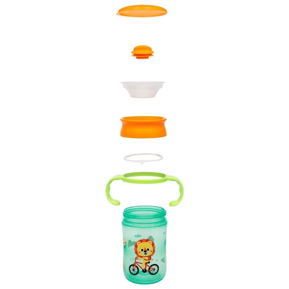 Copo Infantil Com Alça 360° Bubazoo Buba - Leão