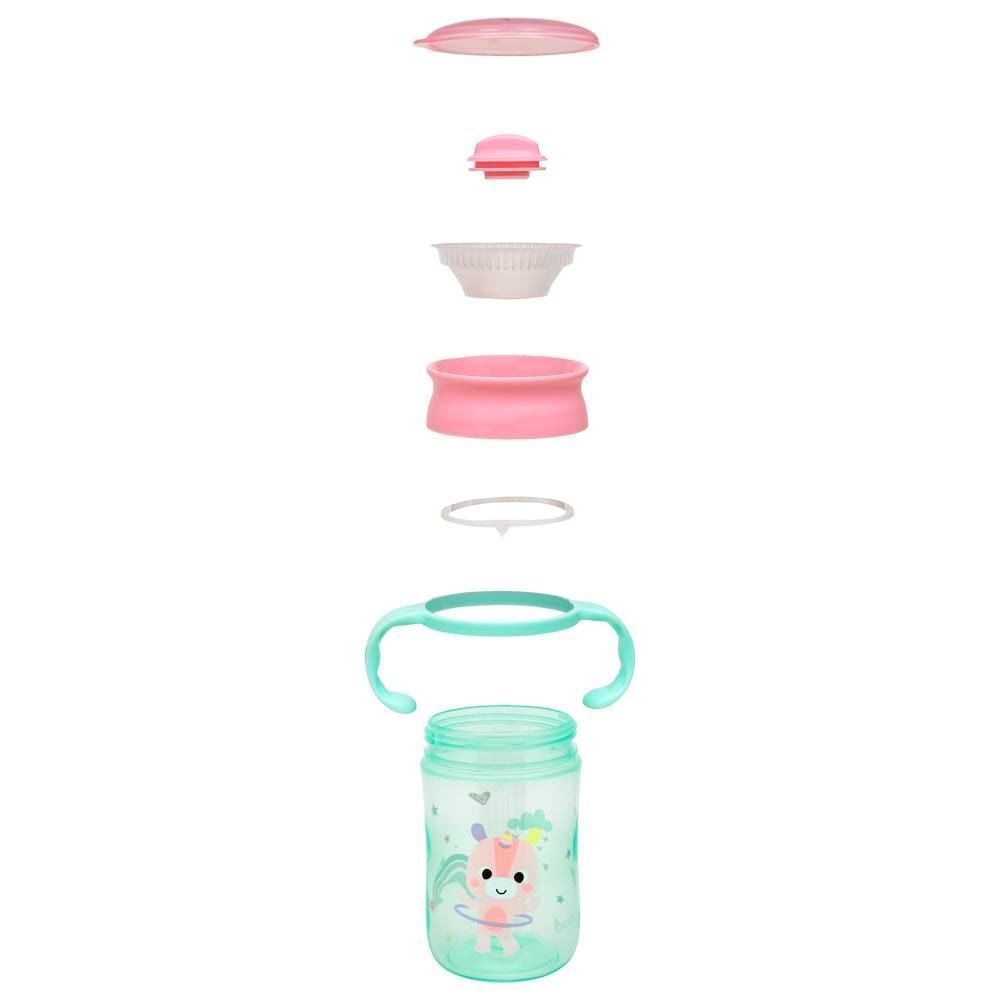 Copo Infantil Com Alça 360° Bubazoo Buba - Unicórnio