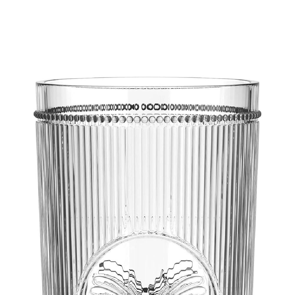 Copo Long Drink Borboleta Havan Casa 360Ml - Vidro