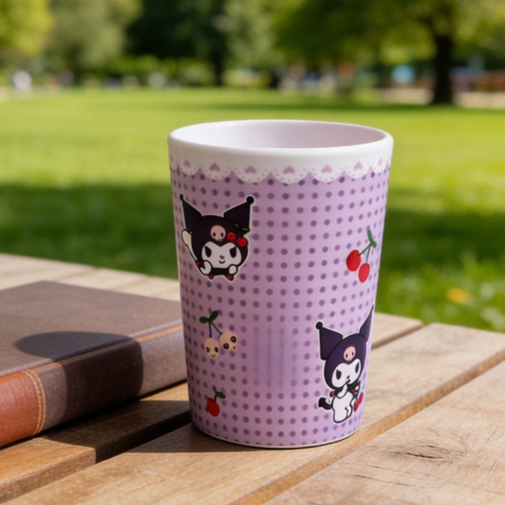 Copo Melamina Kuromi 305Ml Sanrio Havan Casa