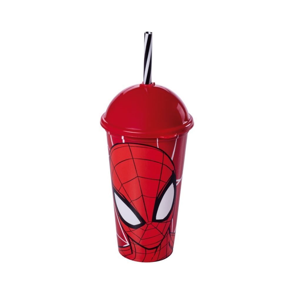 Copo Shake Homem Aranha Plasútil 500 Ml - Sortido