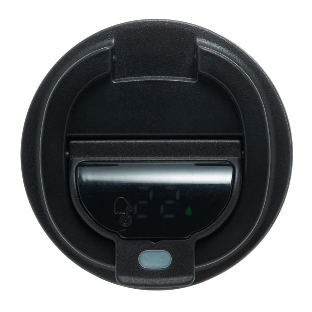 Copo Térmico Com Termômetro Motion Lyor 500Ml - Preto