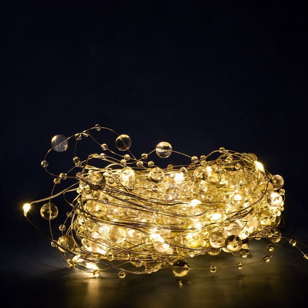 Cordão Luminoso Fio Fada 100 Led 10M - Bivolt
