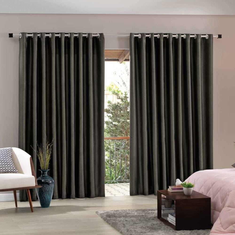Corta Luz Tecido 4,20X2,30 M Blend Havan Casa - Preto