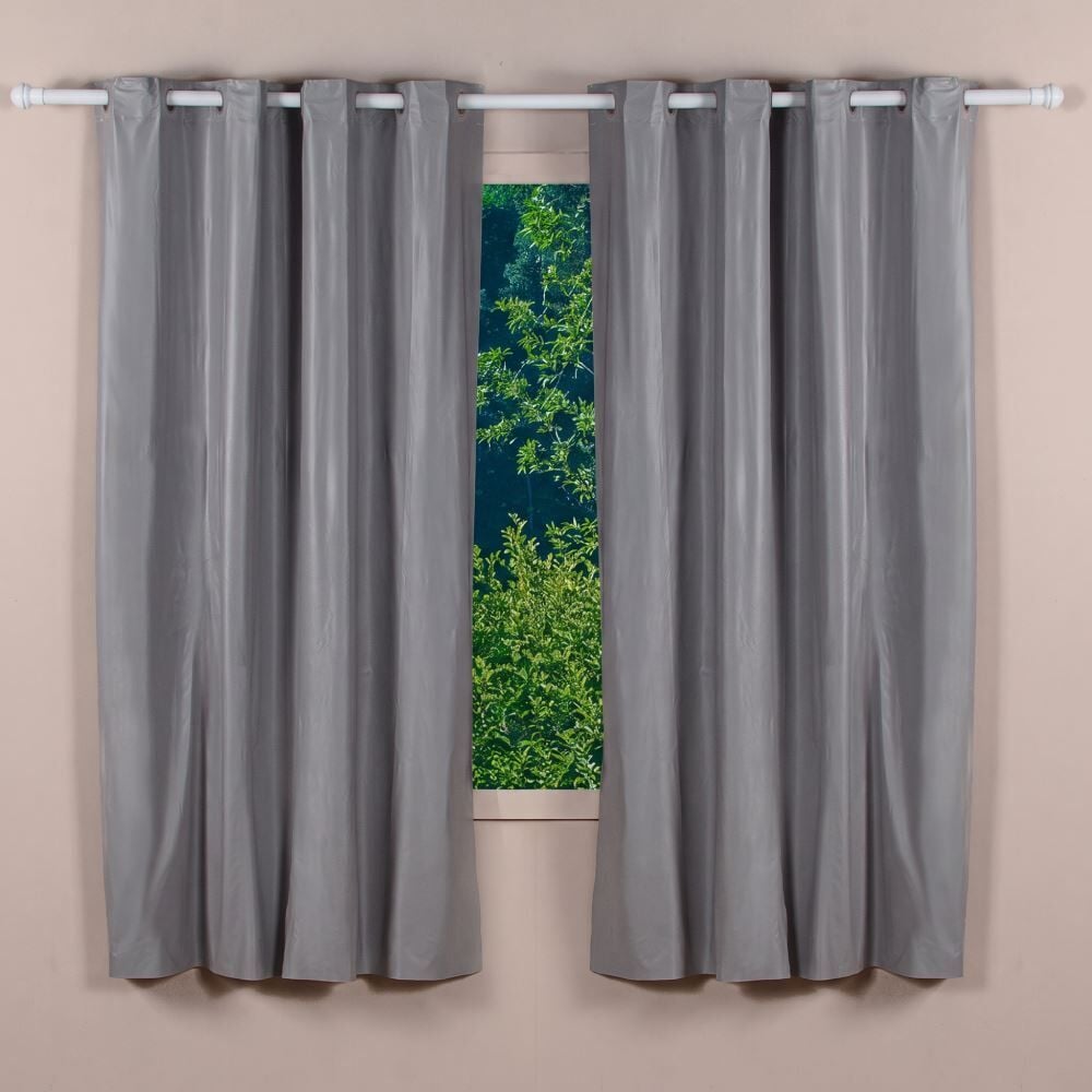Cortina para Quarto e Sala 2,60X1,70 m Blackout Titanium Havan Casa - Cinza Claro