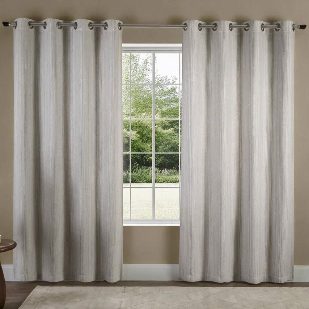 Cortina para Quarto e Sala 2,60 X 2,30M Chenille Havan Casa - Gardenia Off