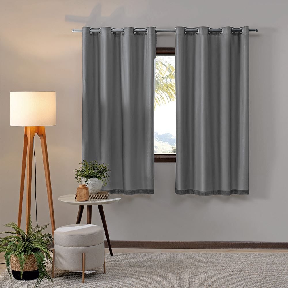Cortina Duplex Bellini 2,60 X 1,70 - CINZA ESCURO