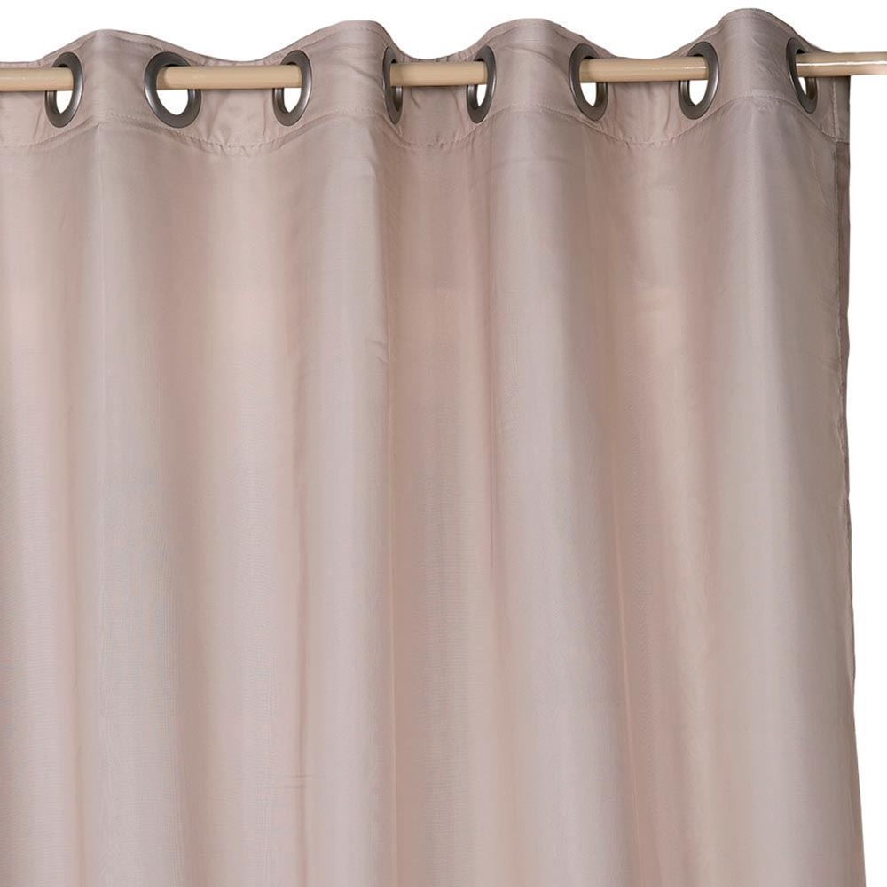 Cortina Duplex Lisa 4,20X2,30M Quarto E Sala - Latte