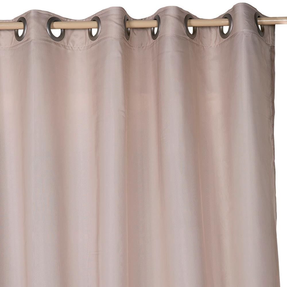 Cortina Duplex Lisa 4,20X2,50M Quarto E Sala - Latte