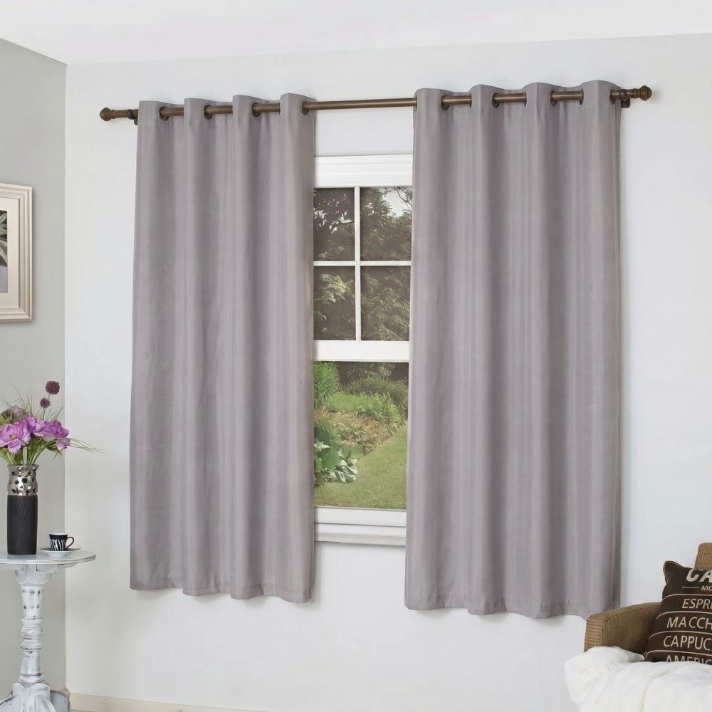 Cortina para Quarto e Sala 2,00X1,60 m Blackout Unika Havan Casa - Titânio