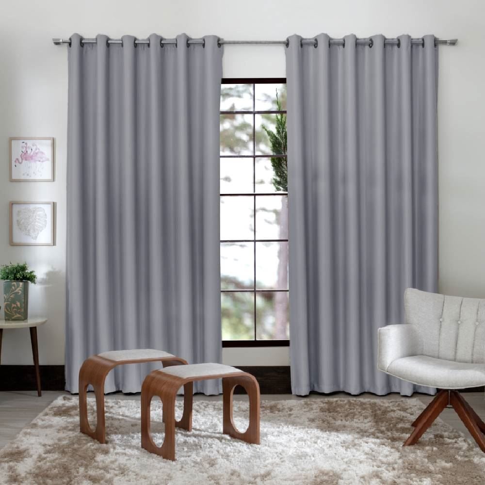 Cortina para Quarto e Sala 3,60X2,50 m Corta Luz Belize Havan Casa - Cinza