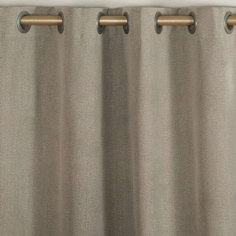 Cortina para Quarto e Sala 4,00X2,50 Blackout Dual Block Havan Casa - Bege 212
