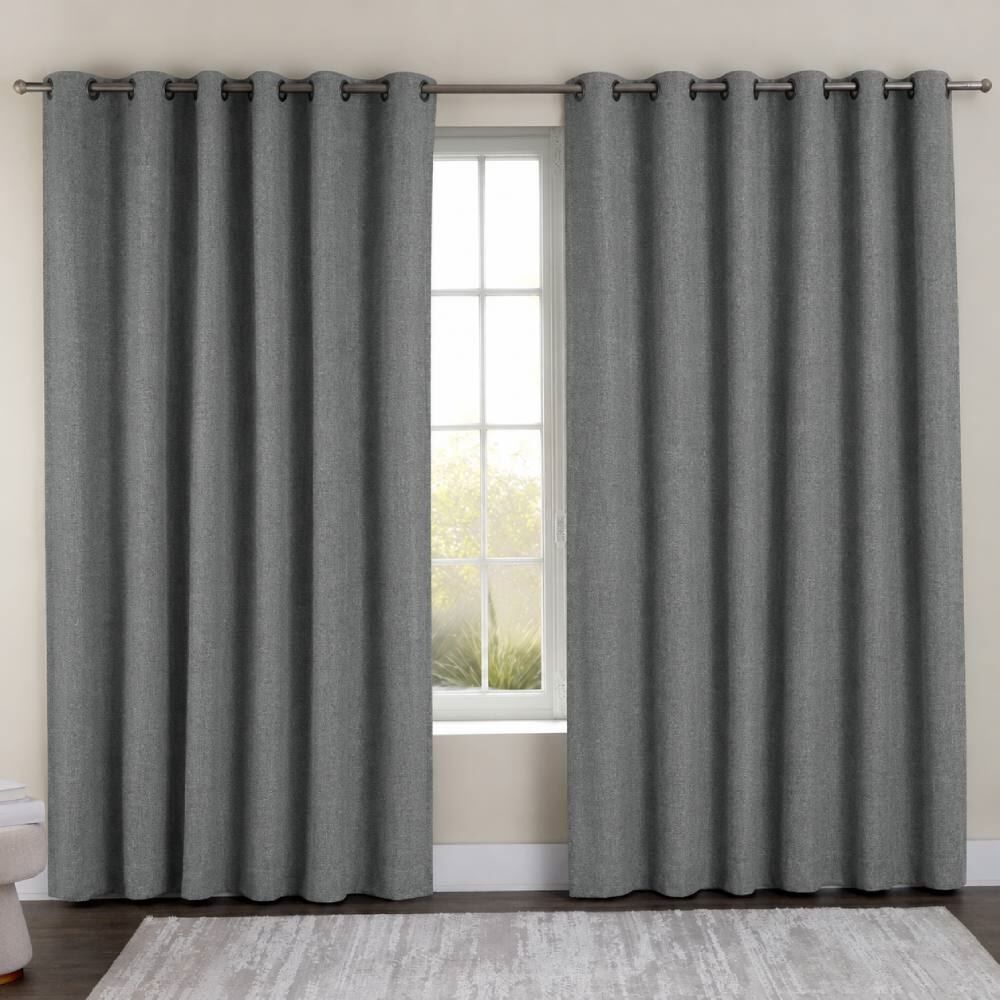 Cortina para Quarto e Sala 4,00X2,50 Blackout Dual Block Havan Casa - Cinza 0057