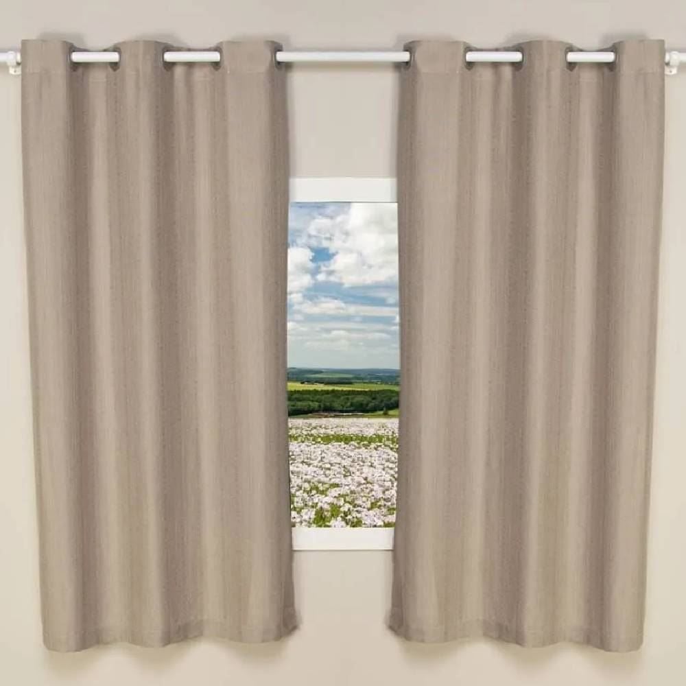 Cortina Para Sala Ou Quarto Rústica Veneza 2,40X1,70 M Havan Casa - Cru