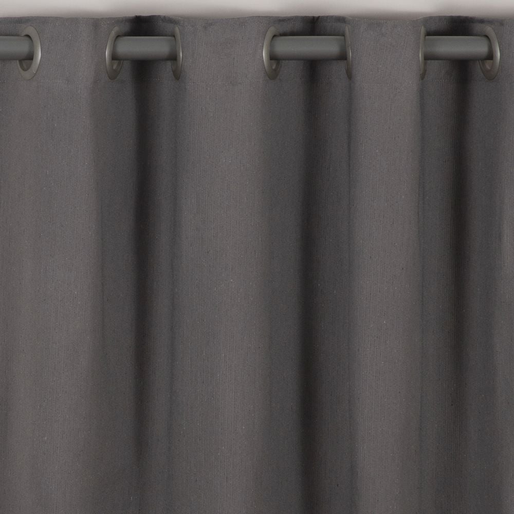 Cortina para Quarto e Sala 2,60X2,30 m Rústica Madri Havan Casa - Cinza Escuro 