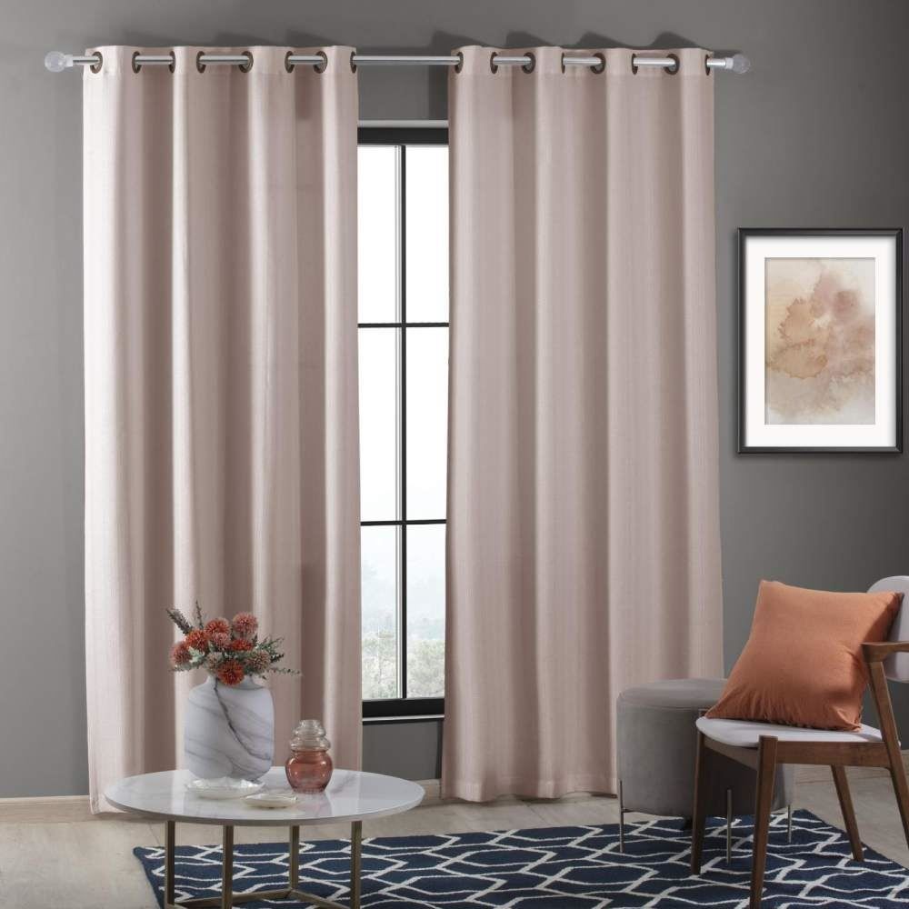 Cortina Veneza Para Quarto E Sala 2,60X2,30 M Rústica Havan Casa - Rose