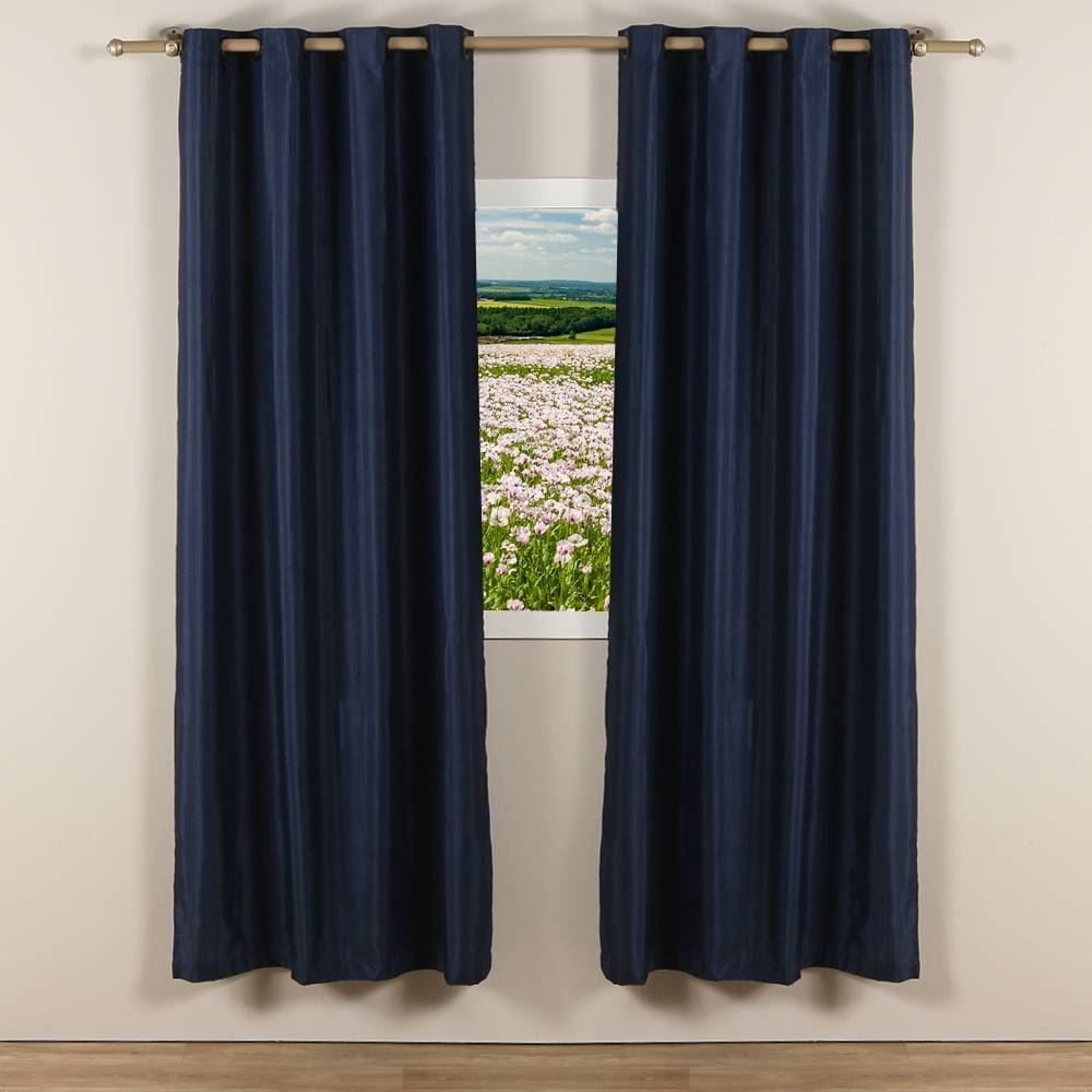Cortina Sala E Quarto Rústica Pantex 2,60X2,30 M Havan Casa - Denim