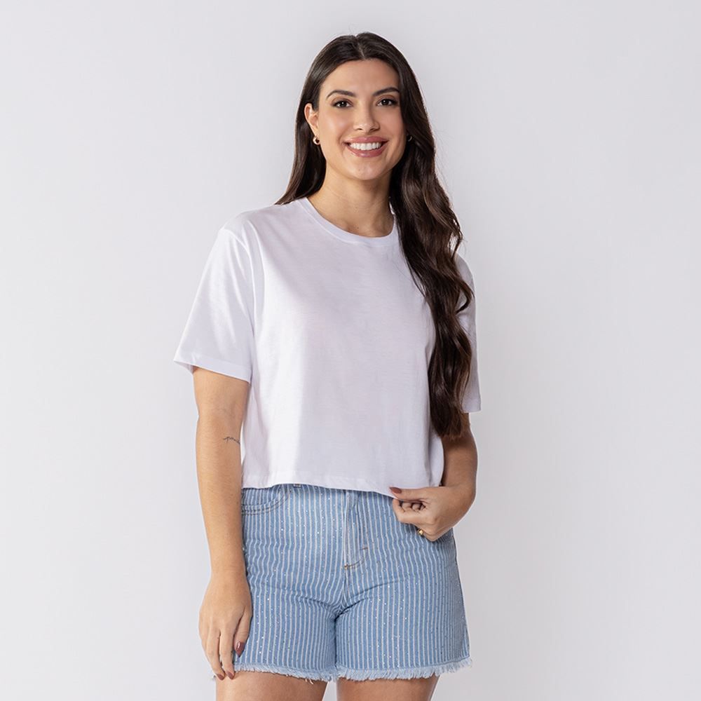 Cropped Feminino Básico Boby Blues