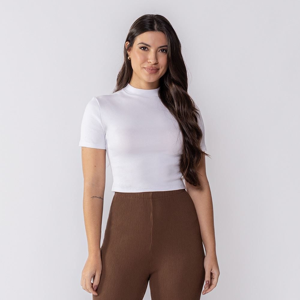 Cropped Feminino De Ribana Boby Blues