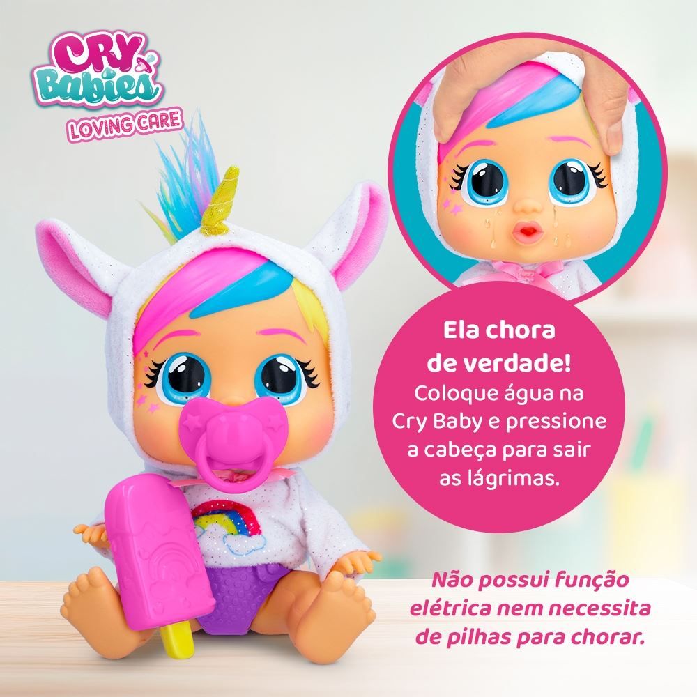 Boneca Cry Babies Loving Care Dreamy Multikids