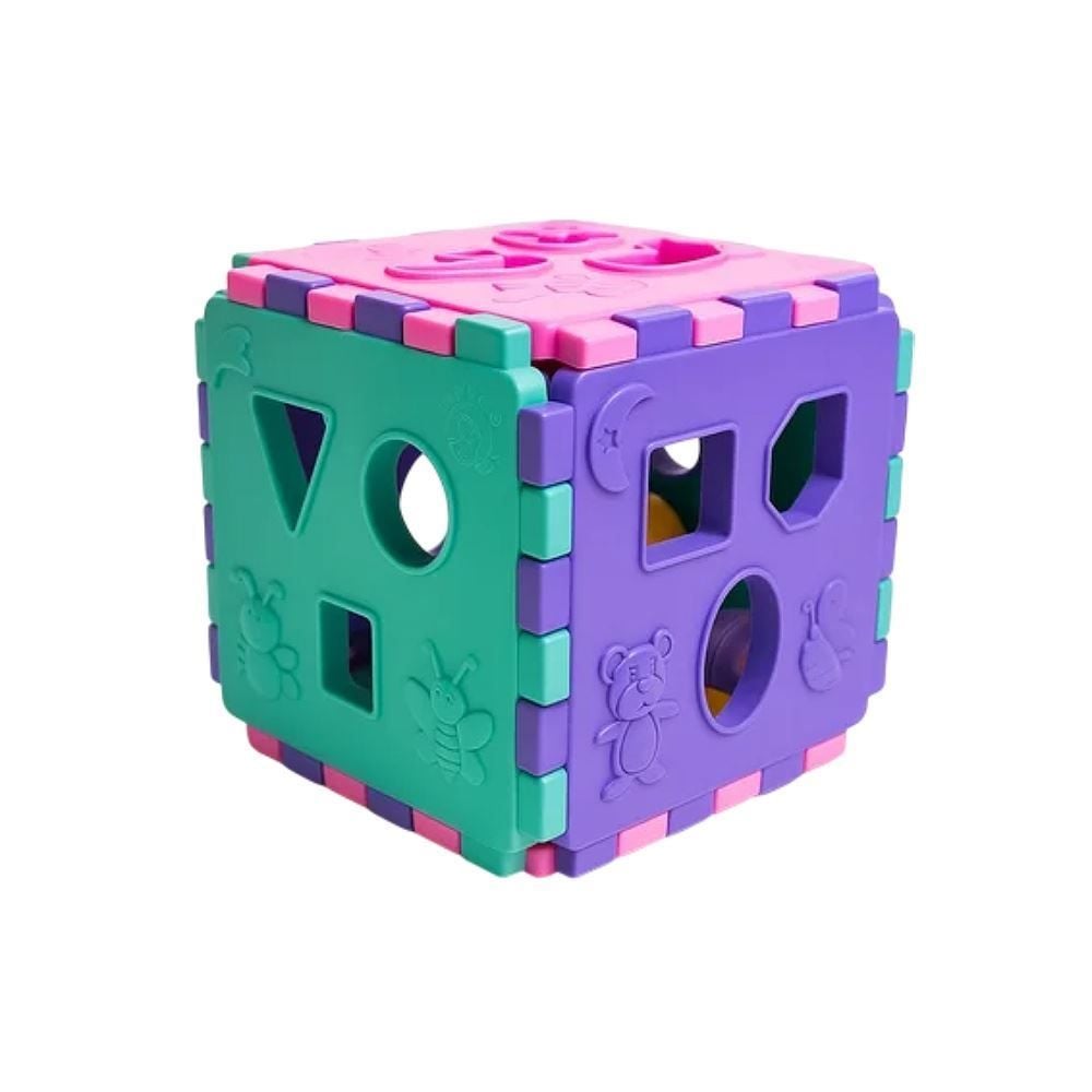 Cubo Didático Rosa Encantado Mercotoys - 402