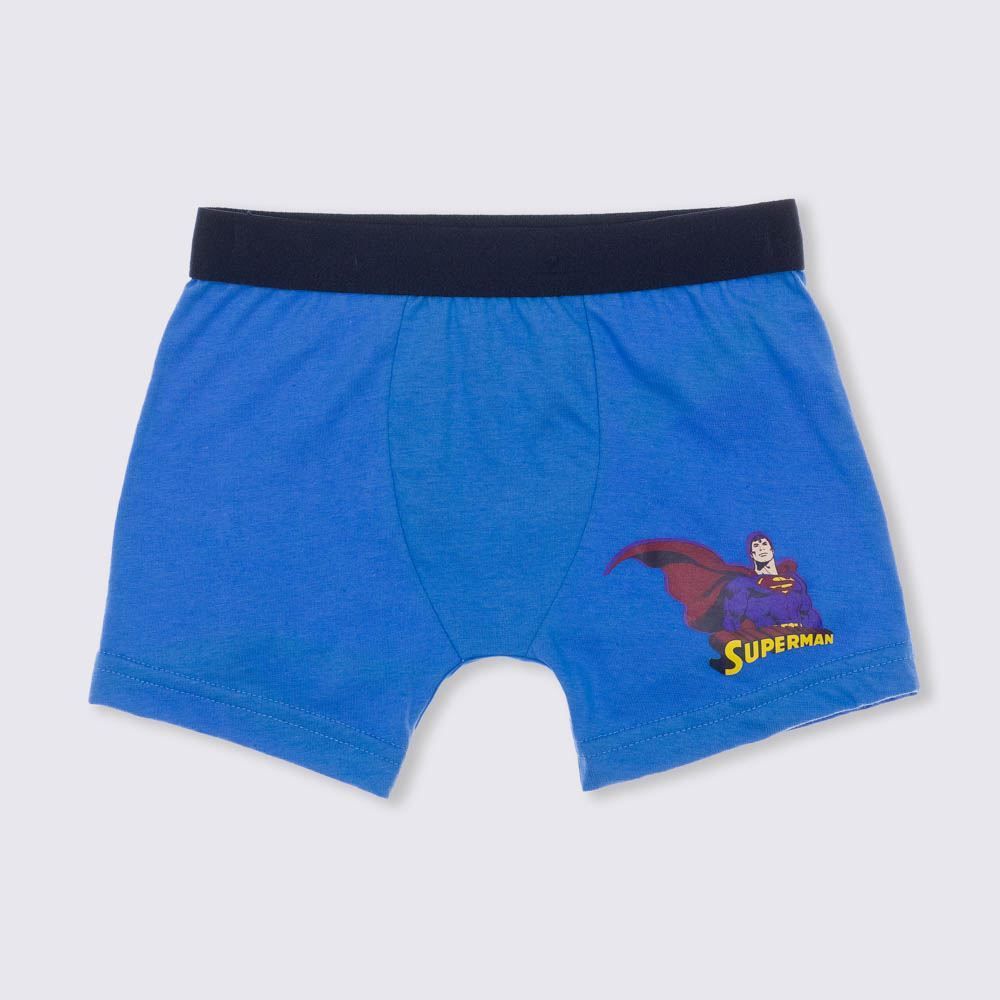 Cueca Boxer Infantil 4 a 10 Anos Superman 03 Dc Comics