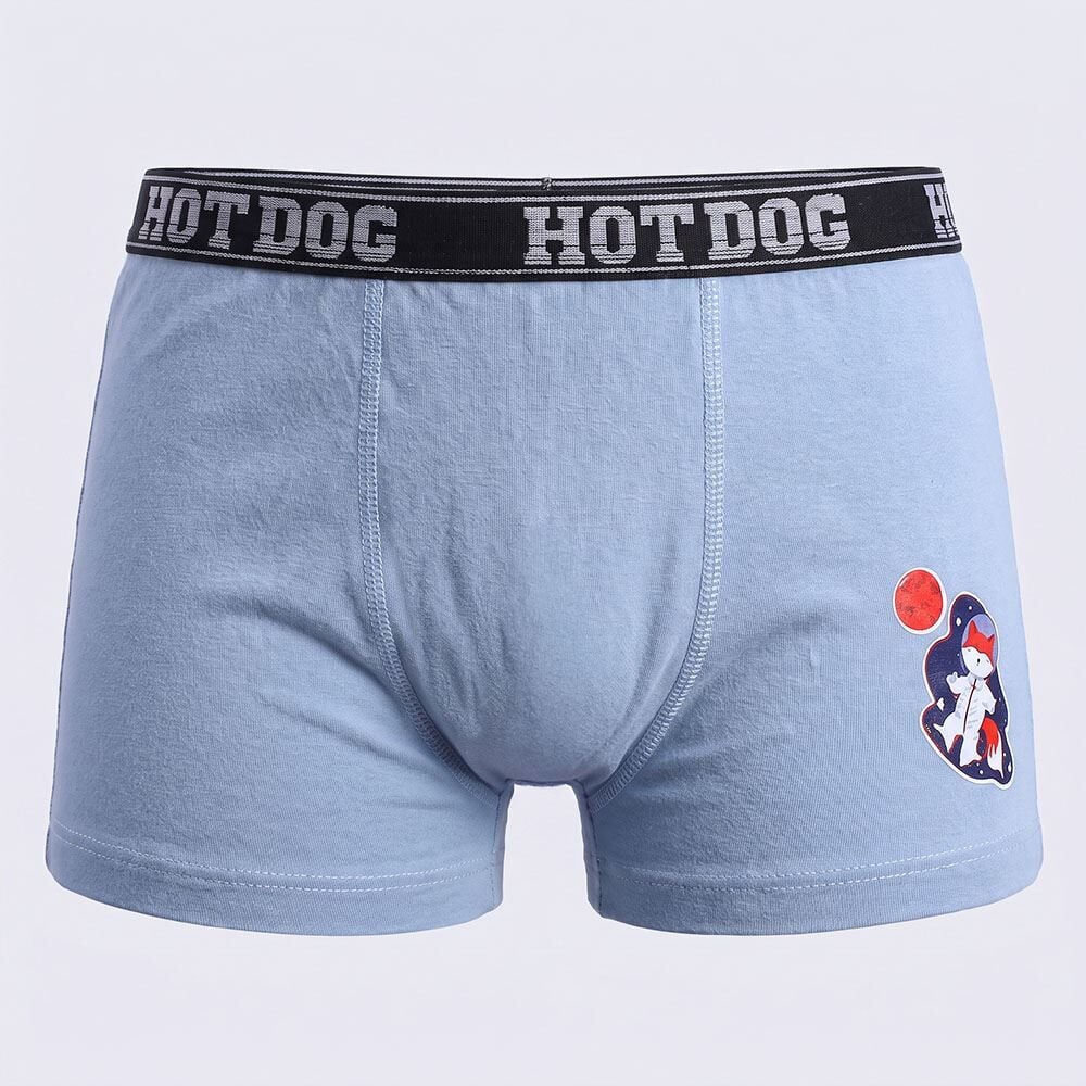 Cueca Boxer Infantil 2 a 10 Anos Em Algodão Hot Dog
