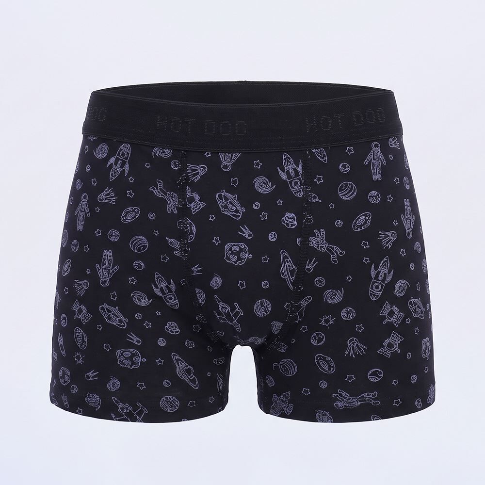 Cueca Boxer Infantil 2 a 10 Anos Em Microfibra Hot Dog
