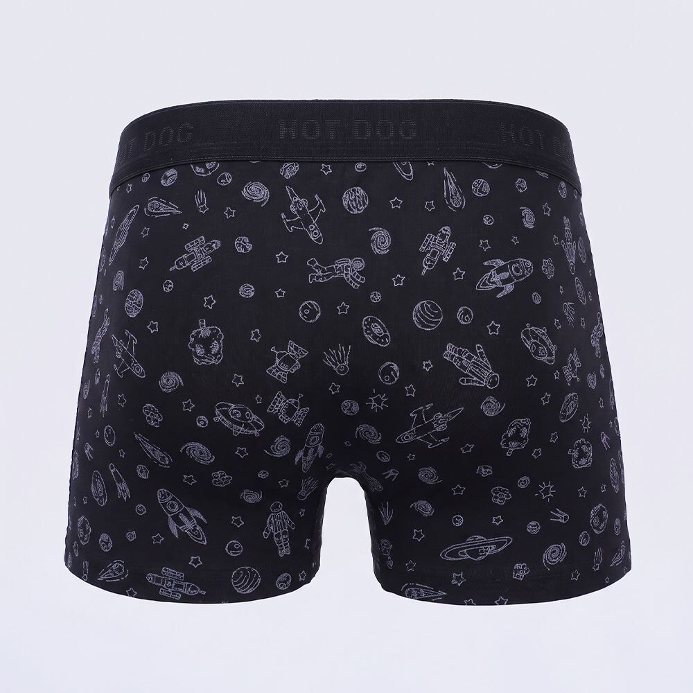 Cueca Boxer Infantil 2 a 10 Anos Em Microfibra Hot Dog