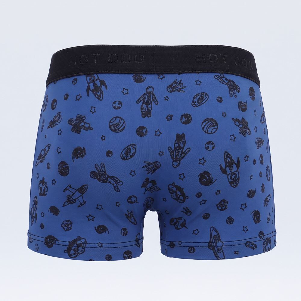 Cueca Boxer Infantil 2 a 10 Anos Em Microfibra Hot Dog