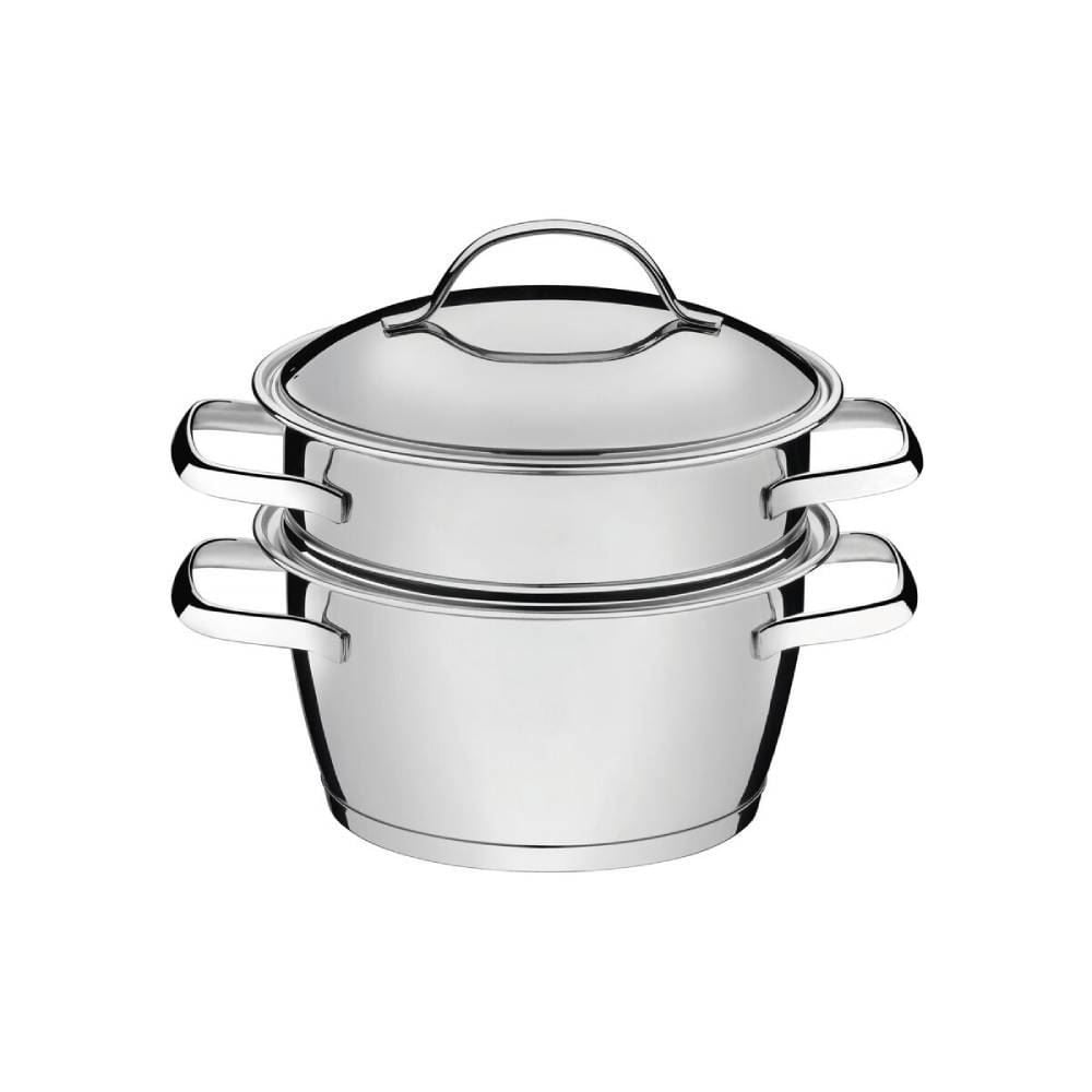 Cuscuzeira Allegra Tramontina Aço Inox - 2 Peças