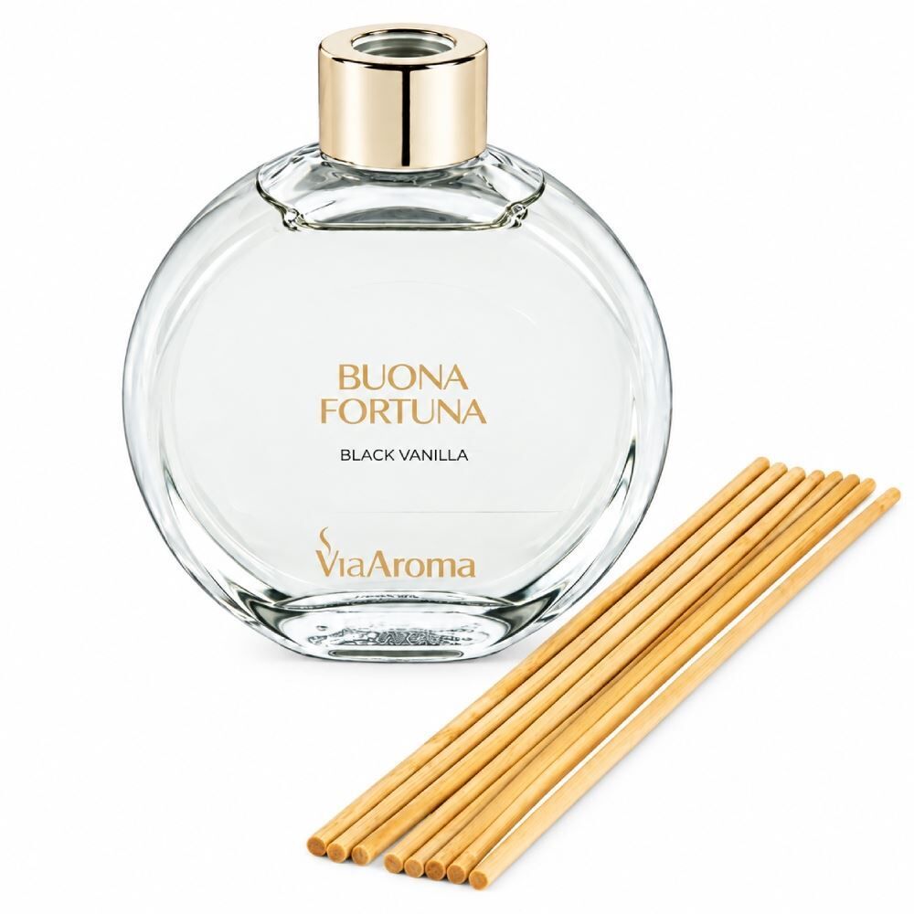 Difusor de Ambientes com Varetas 200Ml Buona Fortuna - Black Vanilla
