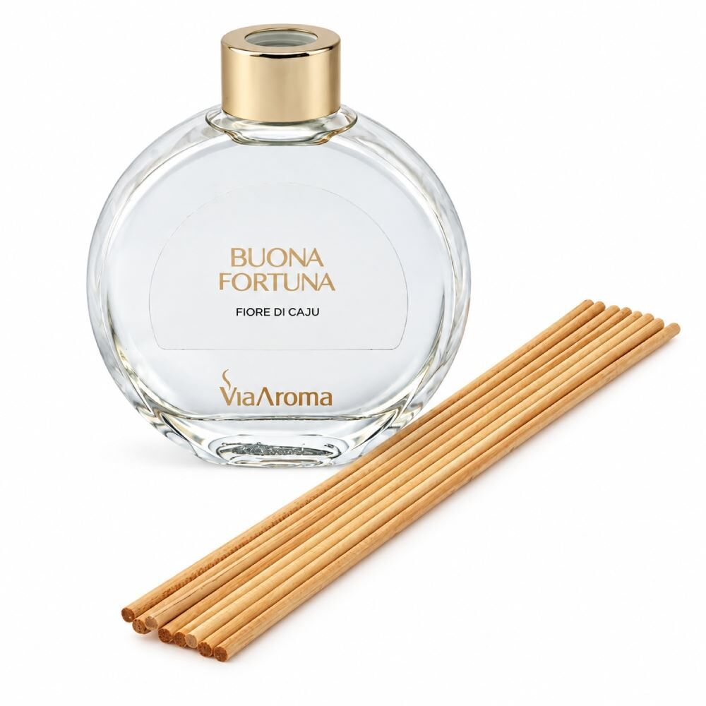 Difusor de Ambientes com Varetas 200Ml Buona Fortuna - Fiore Di Caju
