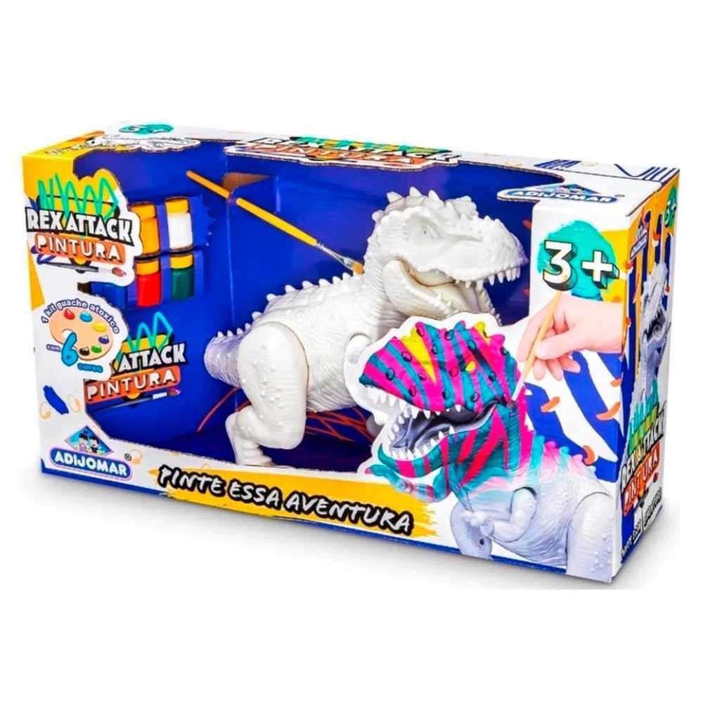 Dinossauro Rex Attack Pintura Adijomar - 892