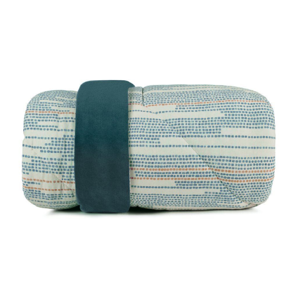 Edredom Queen Dupla Face Malha Blend Altenburg - Enigmato Azul Profile