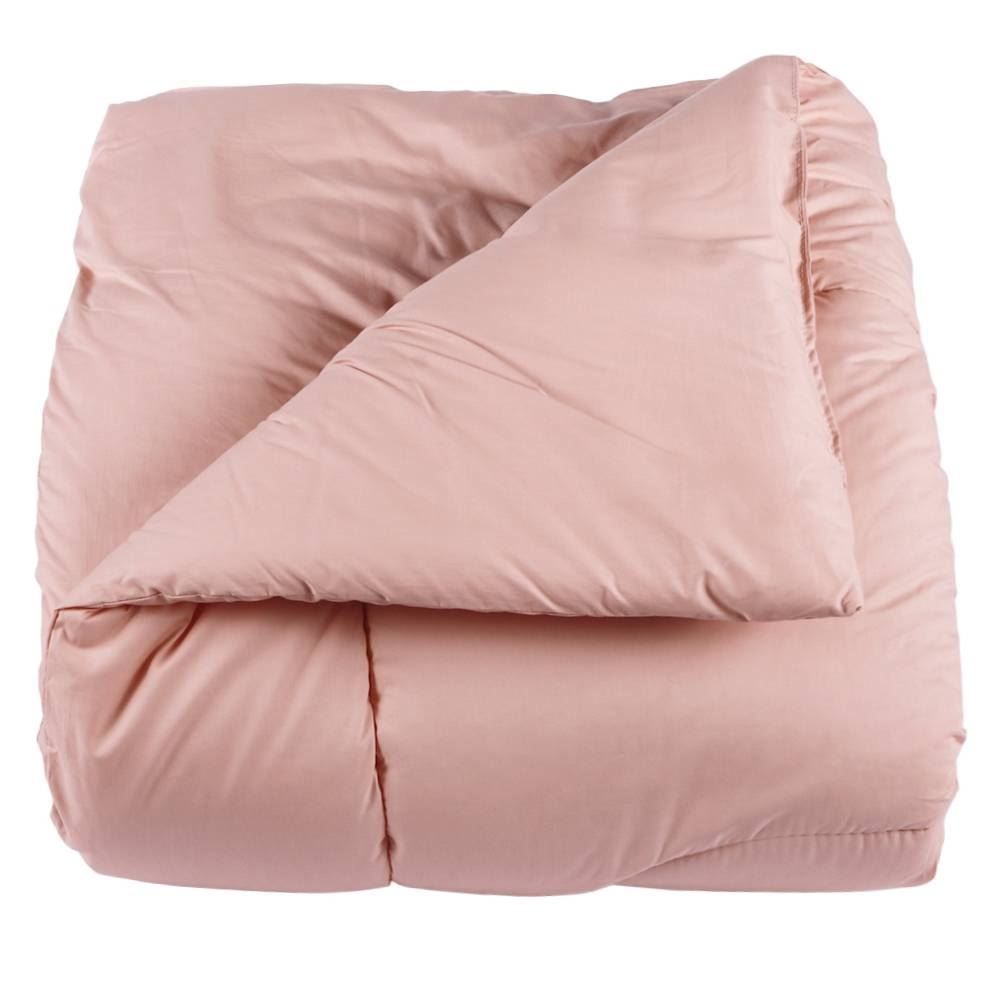 Edredom Casal 100% Algodão Buona Fortuna - Rosa Liso Novo