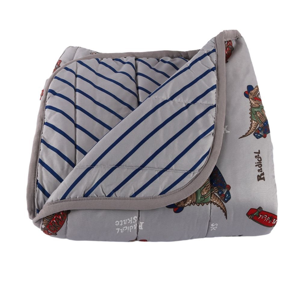 Edredom Casal Microfibra 100% Poliéster Kids Solecasa - Dino Radical
