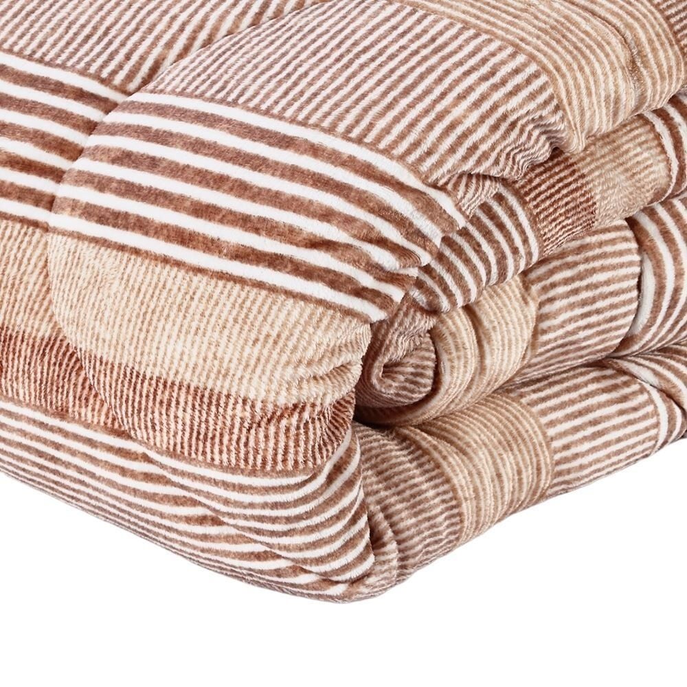 Edredom Casal Plush Inove Provence Havan Casa - Caio Geo Bege