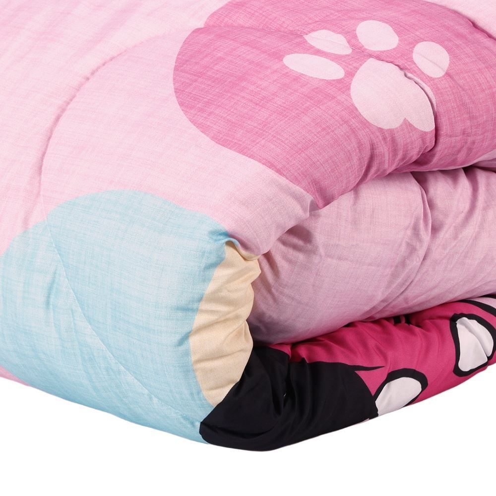 Edredom Disney Solteiro 1,60M X 2,40M Hedrons - Minnie Alegre