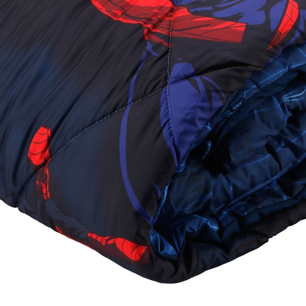 Edredom Disney Solteiro 1,60M X 2,40M Hedrons - Spiderman Duo