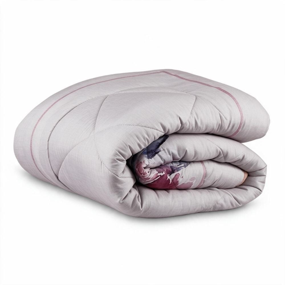 Edredom King Dupla Face Plush Versátile Havan Casa - Cecilia Floral Rosa