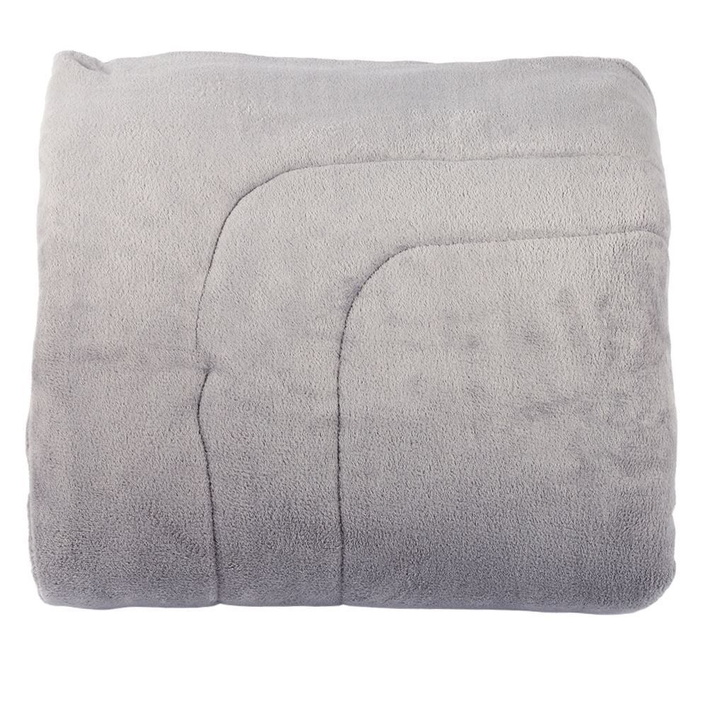 Edredom Provence Liso Casal 1,80M X 2,20 m - Cinza