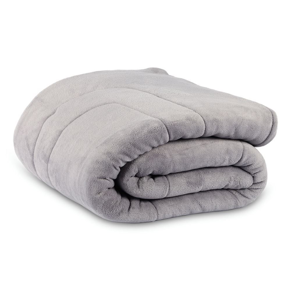 Edredom Provence Liso Queen 2,20M X 2,40M Havan Casa - Cinza